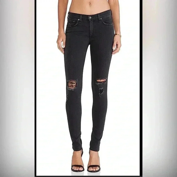 Rag & Bone -The Skinny - soft rock with holes - Picture 1 of 4